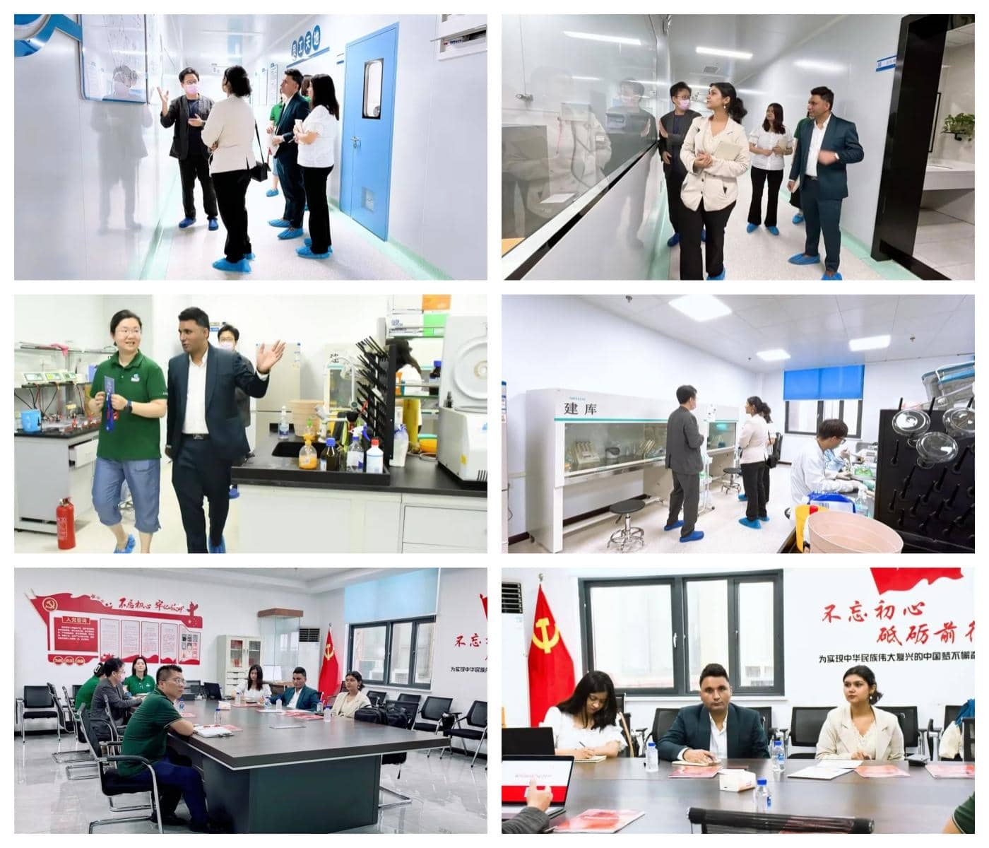 海外客戶走進普健生物實驗研發(fā)基地，為一站式蛋白抗體開發(fā)平臺點贊